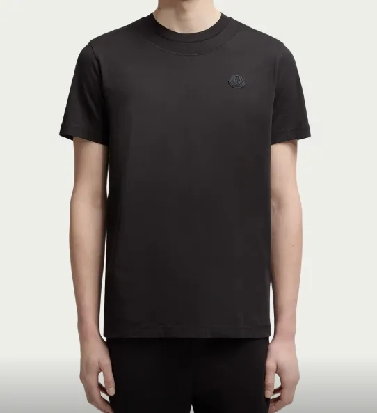 Moncler Logo Patch Crewneck T-Shirt
