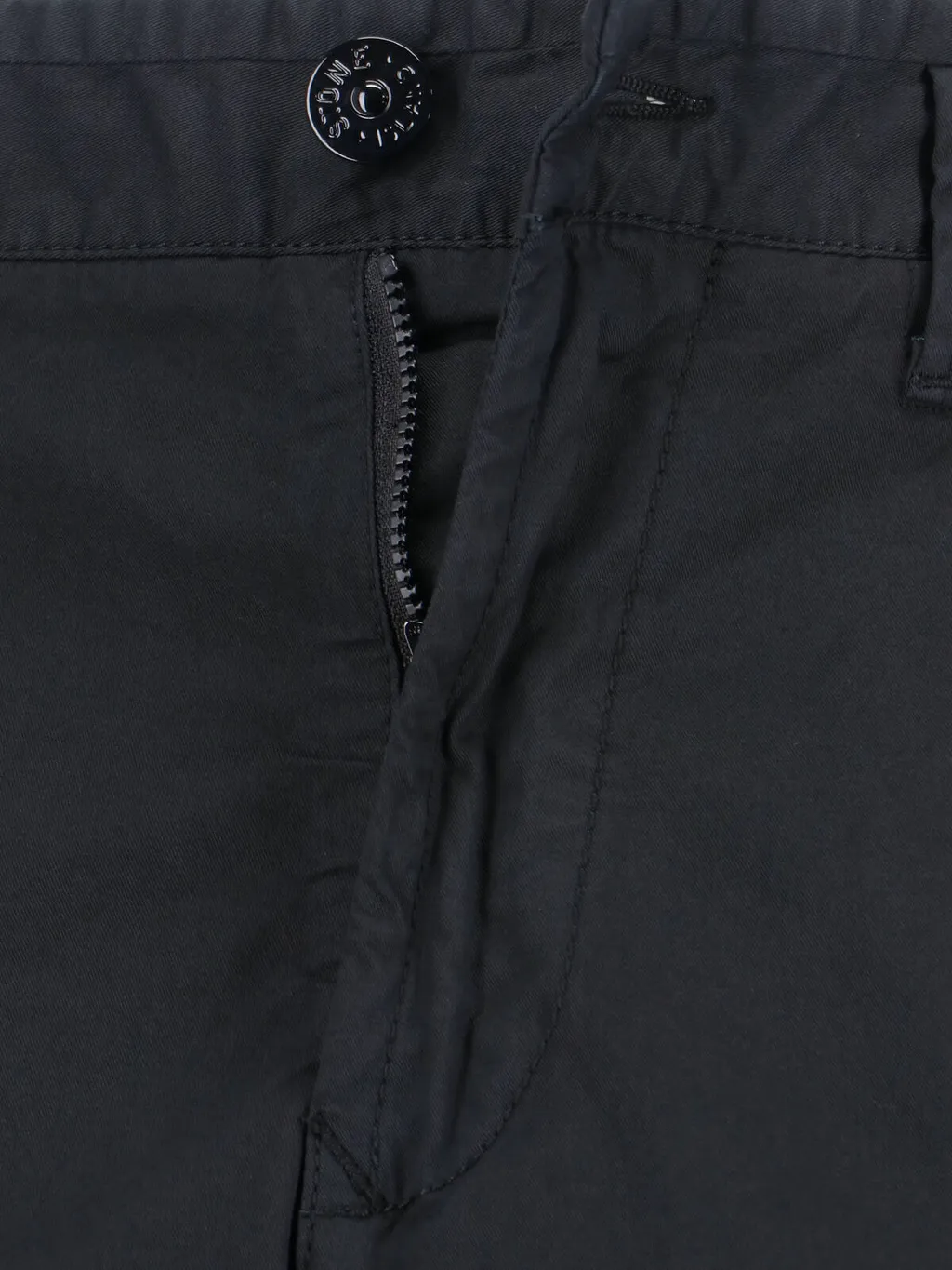 Stone Island Logo Patch Tapered-Leg Trousers