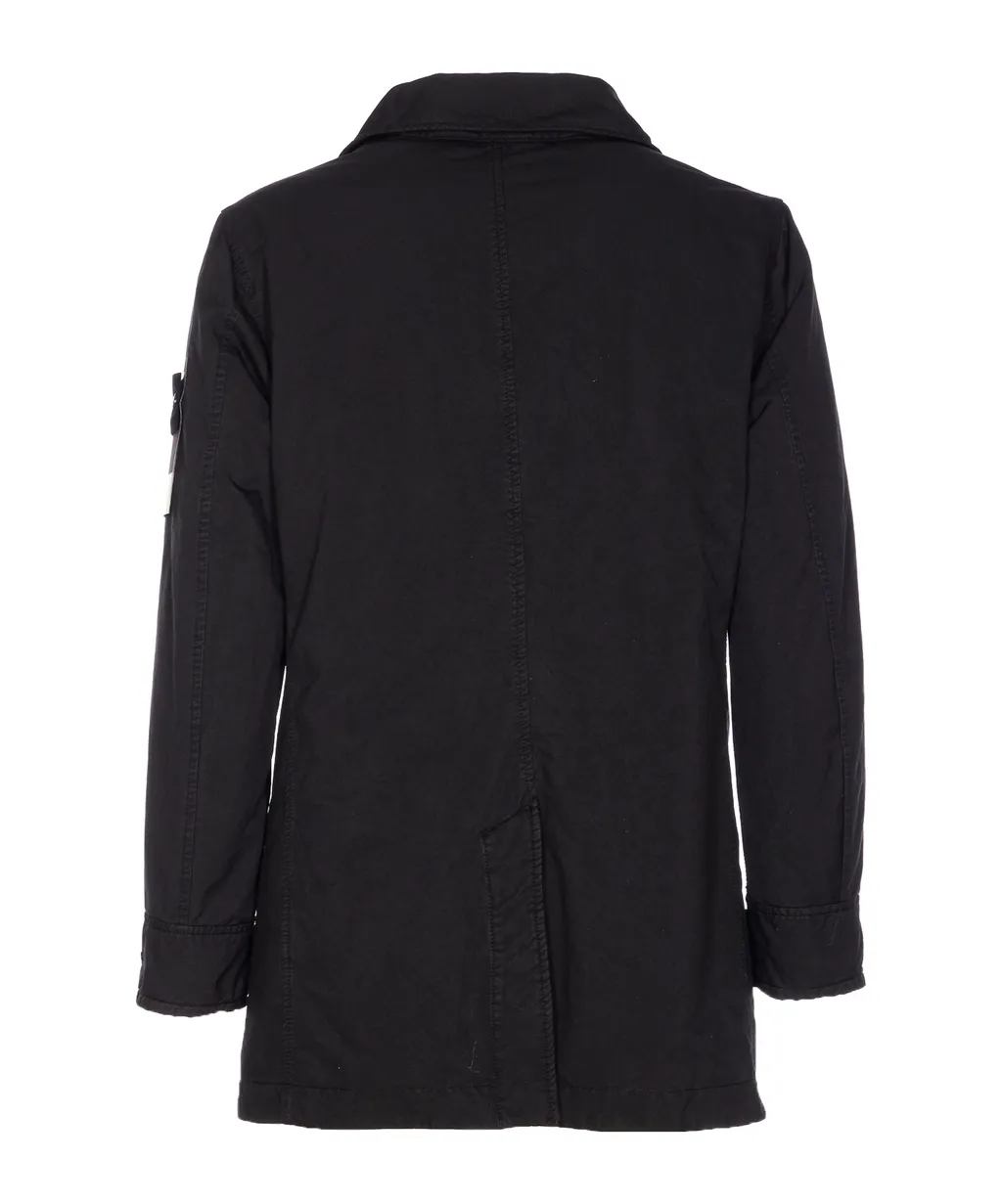 Button-Fastening Patch-Pocket Jacket
