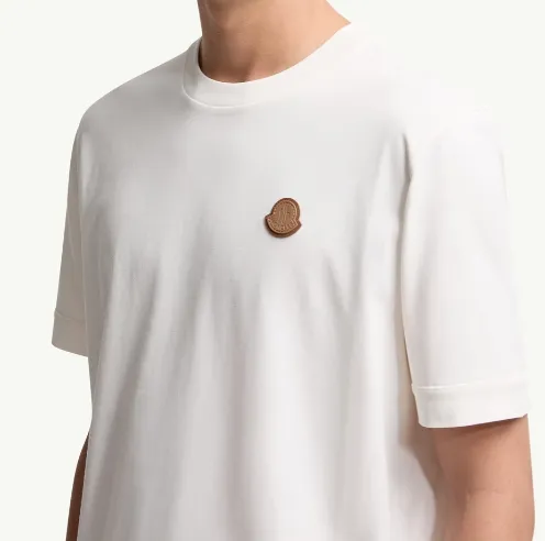 Moncler Logo Patch Crewneck T-Shirt