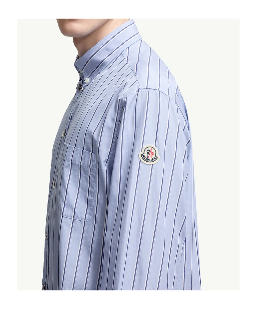 Moncler Striped Long-Sleeved Shirt
