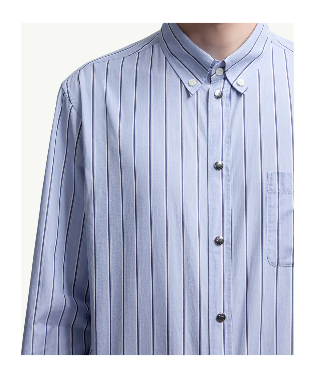 Moncler Striped Long-Sleeved Shirt