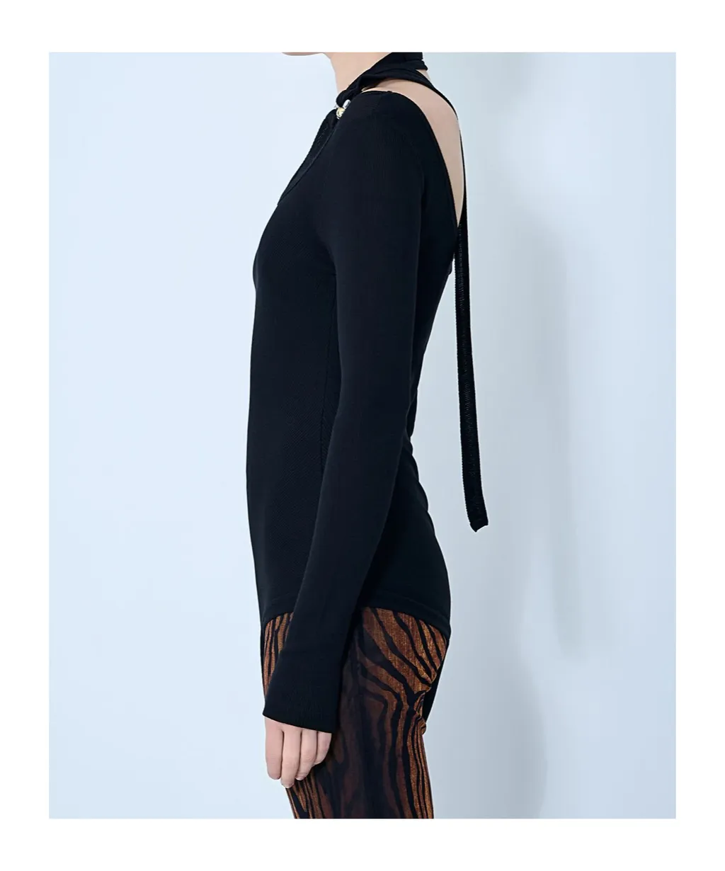 Jean Paul Gaultier Asymmetric Knitted Top