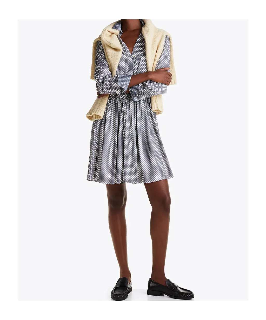 Belted Fit And Flare Mini Dress