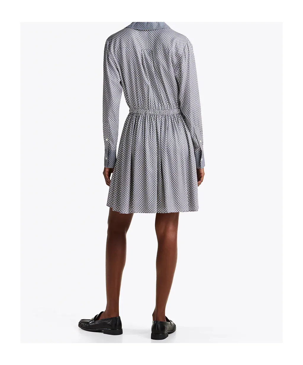 Belted Fit And Flare Mini Dress