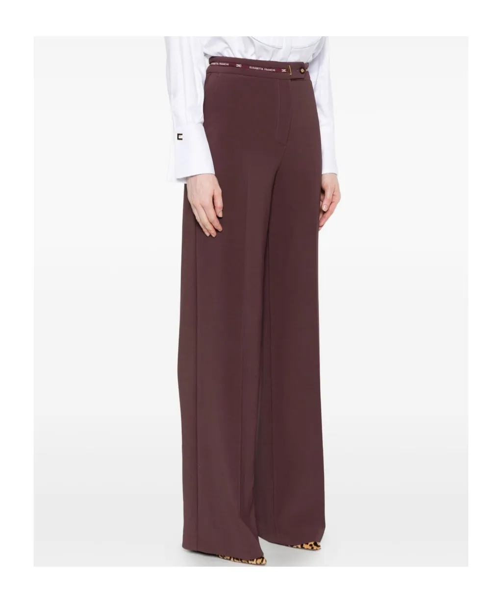 Logo-Waistband Trousers