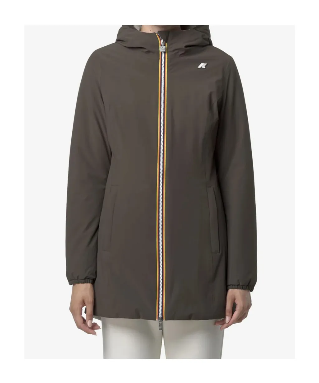 K-Way Denise St Warm Reversible Mid-Length Jacket