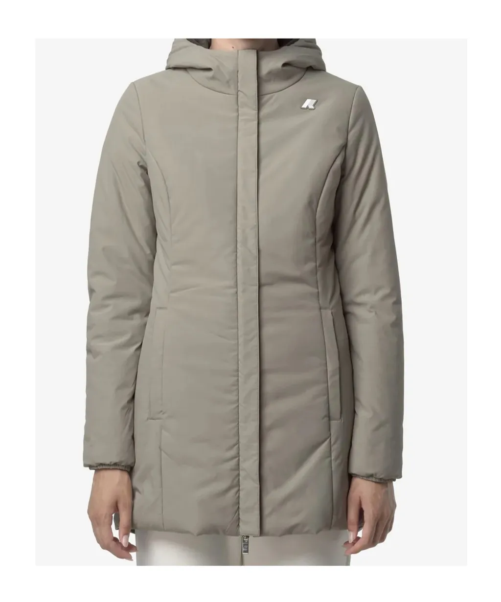 K-Way Denise St Warm Reversible Mid-Length Jacket
