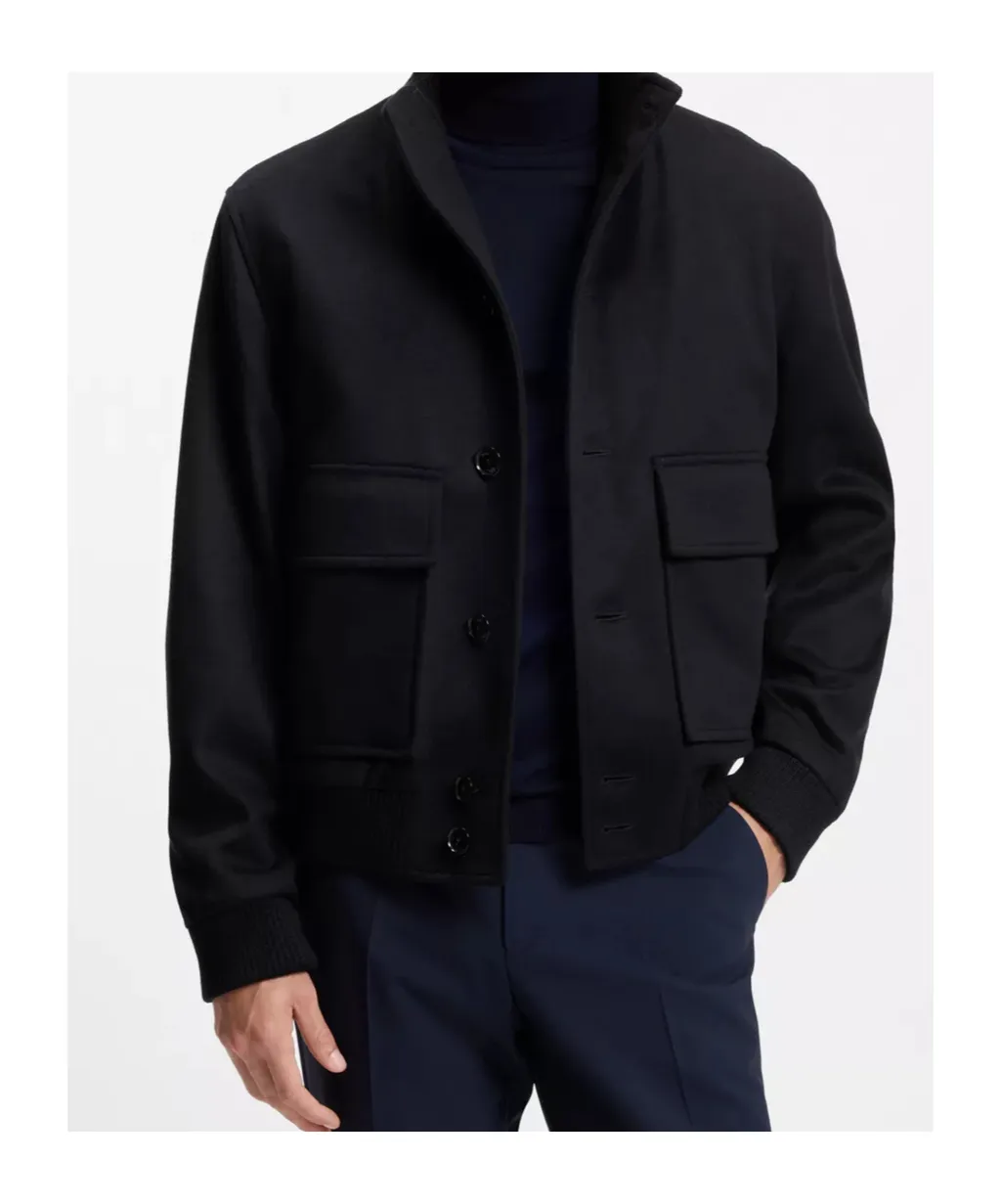 Wool And Cashmere Short Coat