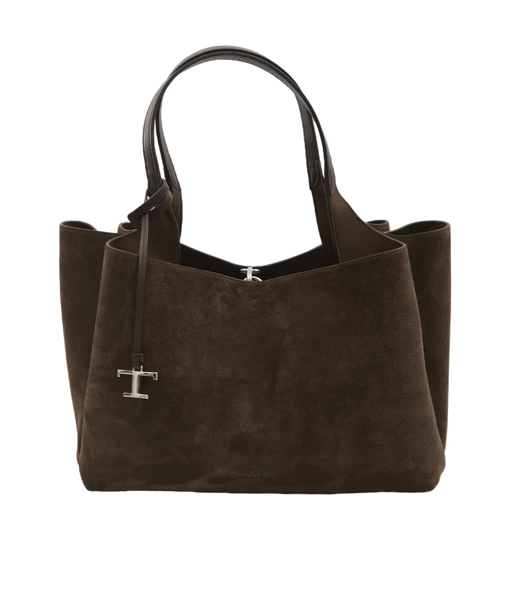 Medium Suede Tote Bag