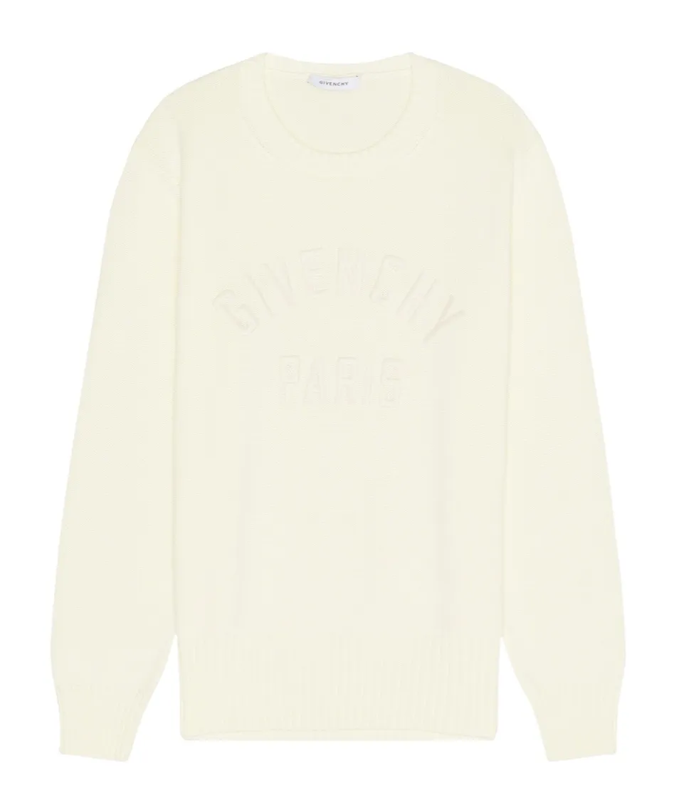 Givenchy Logo Embroidered Knit Jumper