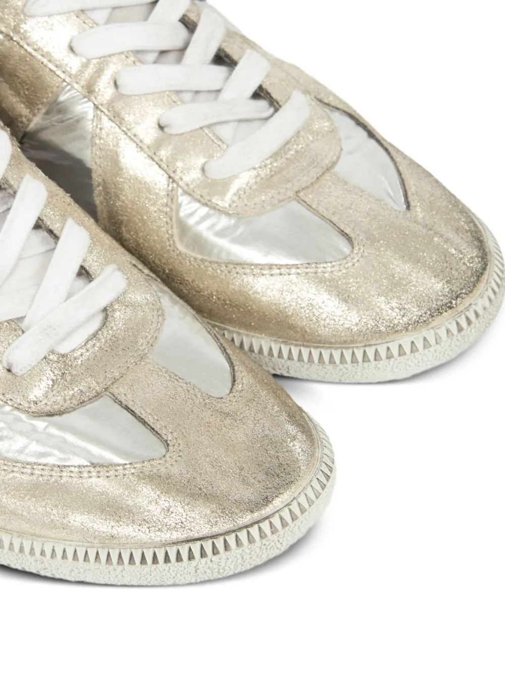 Maison Margiela Round-Toe Lace-Up Sneakers