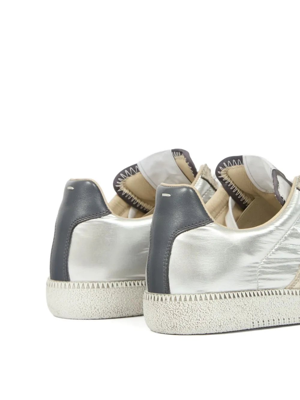 Maison Margiela Round-Toe Lace-Up Sneakers
