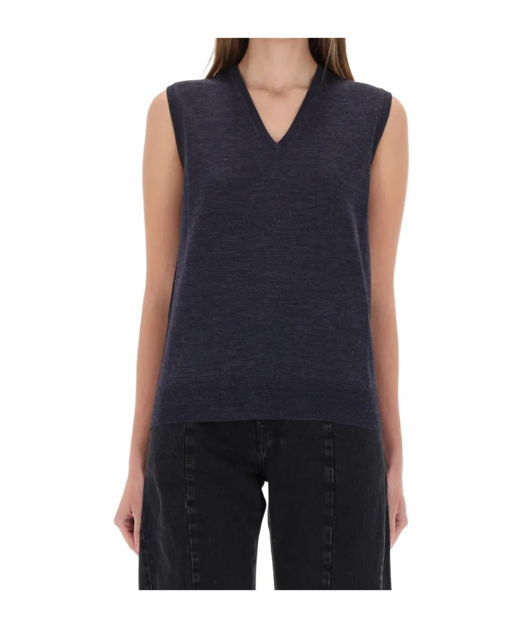 Maison Margiela V-Neck Knitted Vest