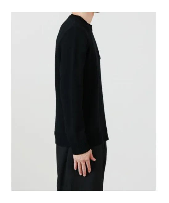 Mm6 Maison Margiela Logo Patch Crewneck Jumper