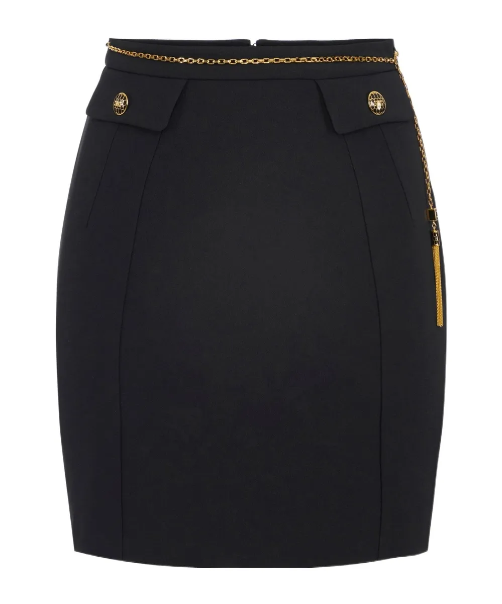 Elisabetta Franchi Chain Embellished Mini Skirt