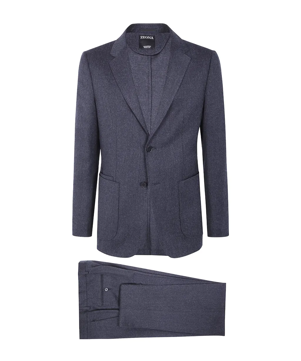 Two-Button Wool Suit