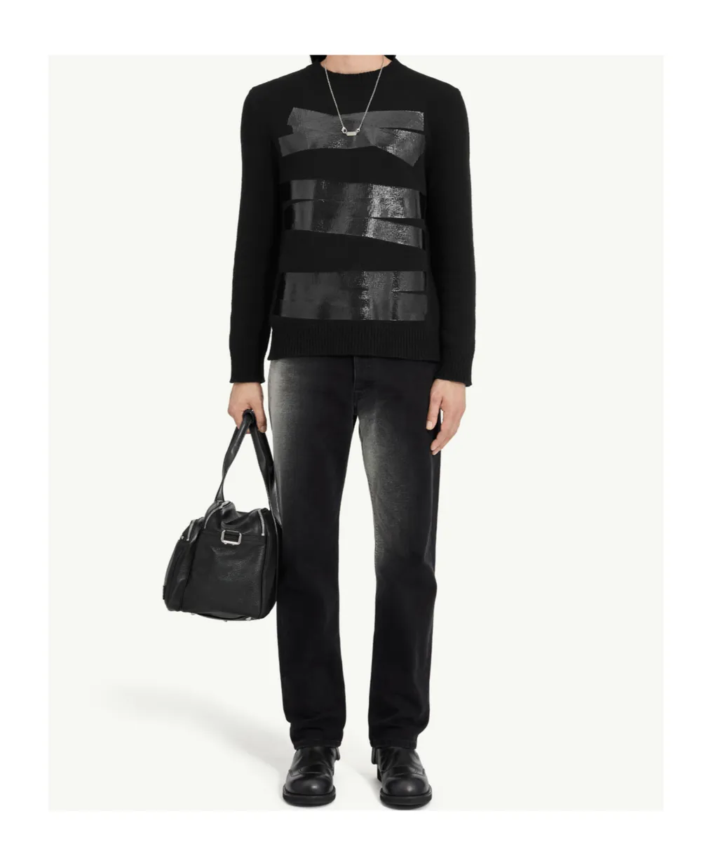 Taped Label Wool Jumper