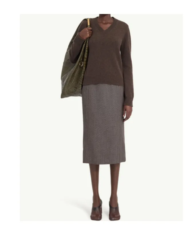 Mm6 Maison Margiela V-Neck Knitted Jumper