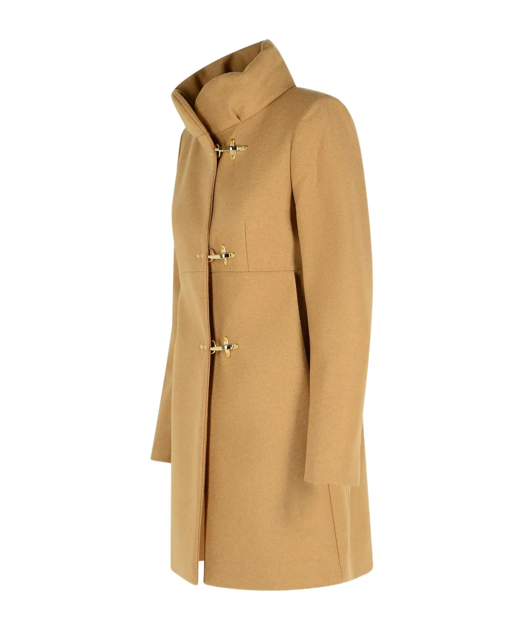 Fay Hook-Closure Wool Coat