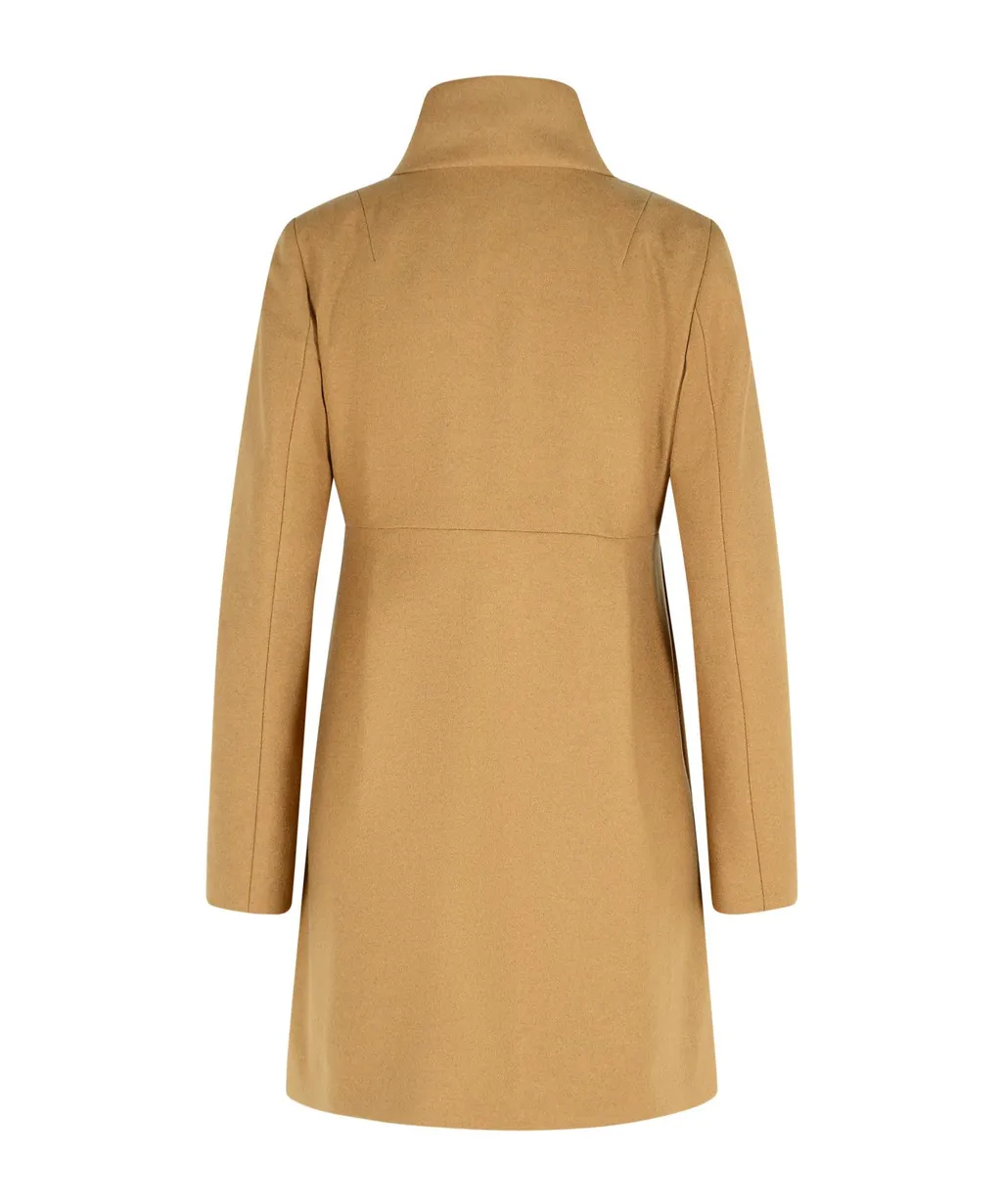 Fay Hook-Closure Wool Coat