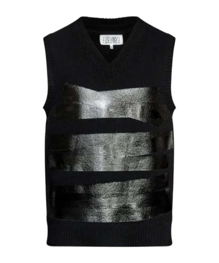 Mm6 Maison Margiela V-Neck Sleeveless Jumper