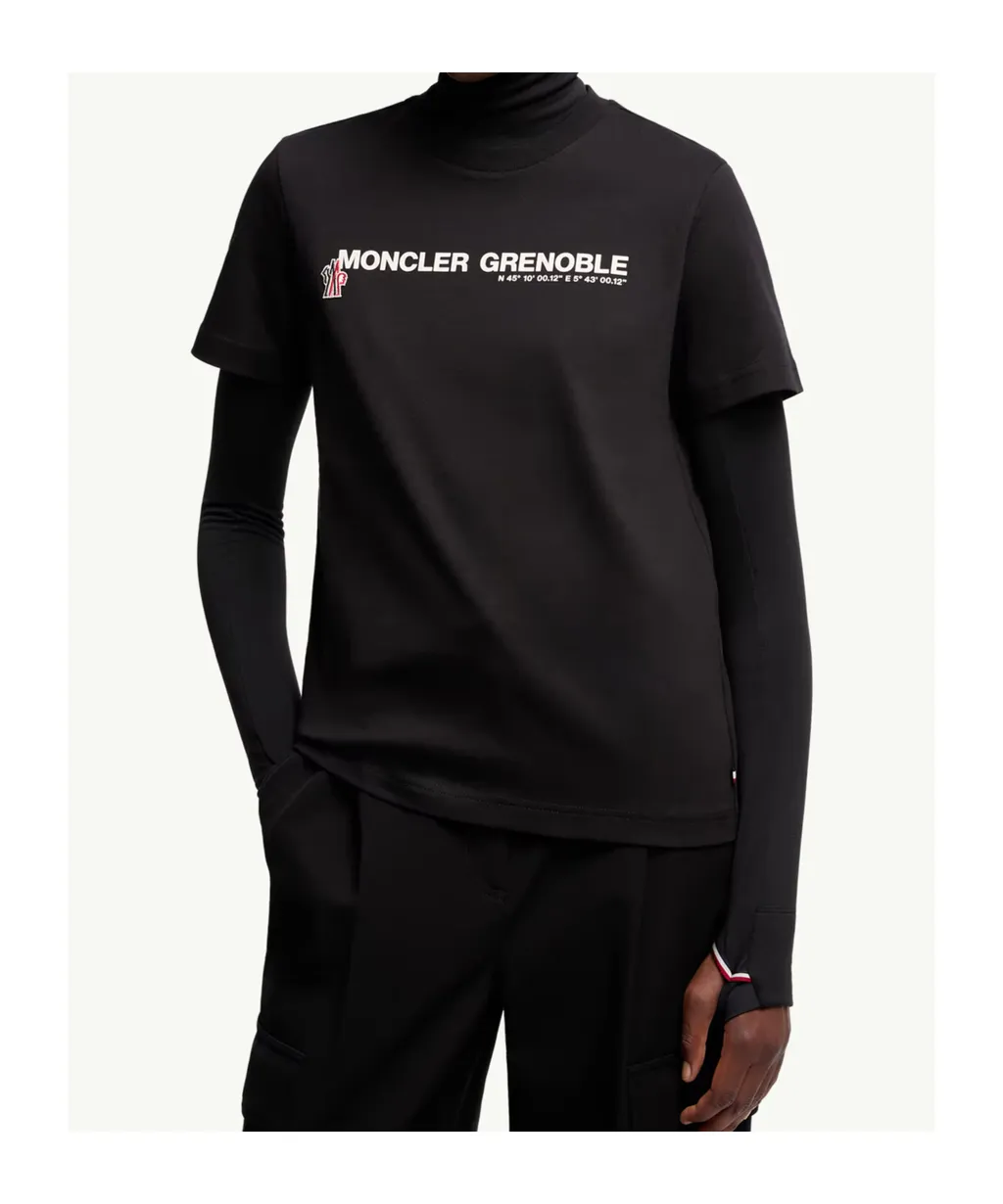 Moncler Grenoble Logo-Printed Crewneck T-Shirt