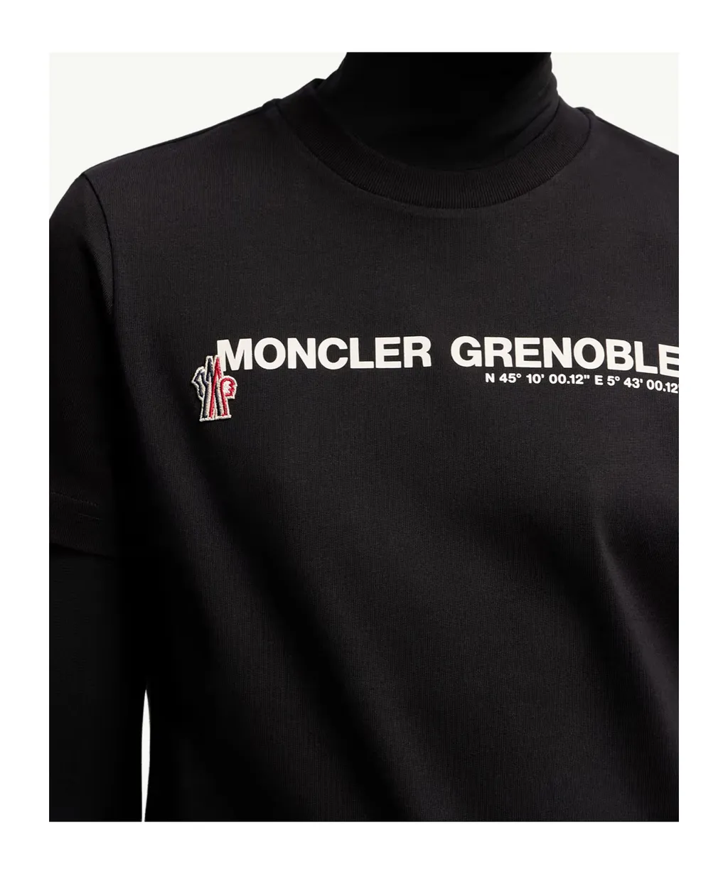 Moncler Grenoble Logo-Printed Crewneck T-Shirt