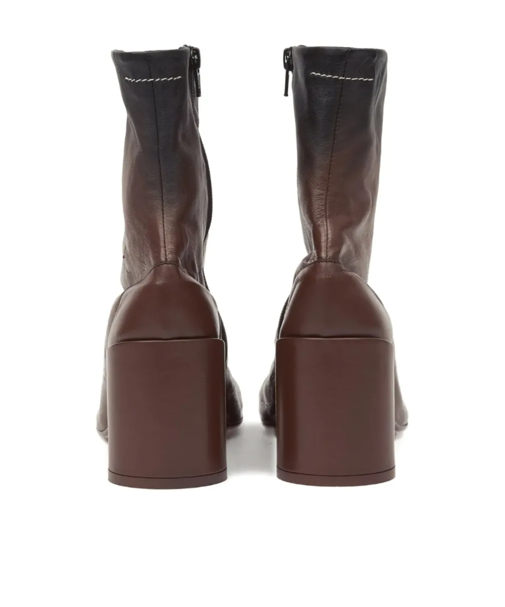 Mm6 Maison Margiela Zip-Up Ankle Boots