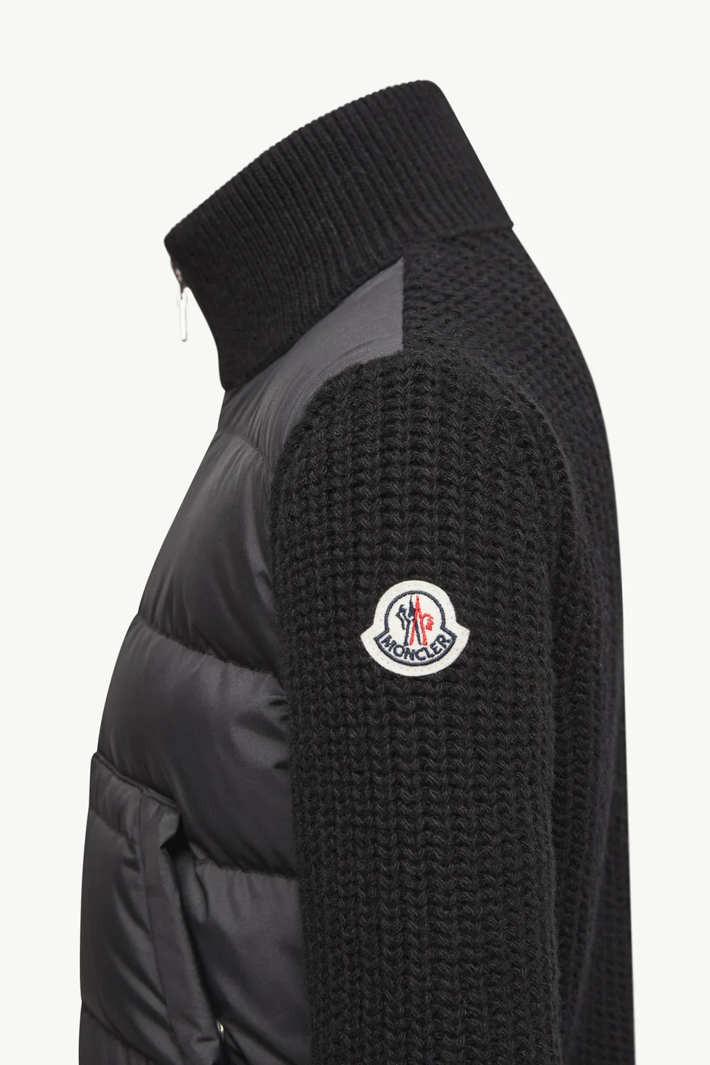 Moncler Enfant Logo Patch Panelled Jacket