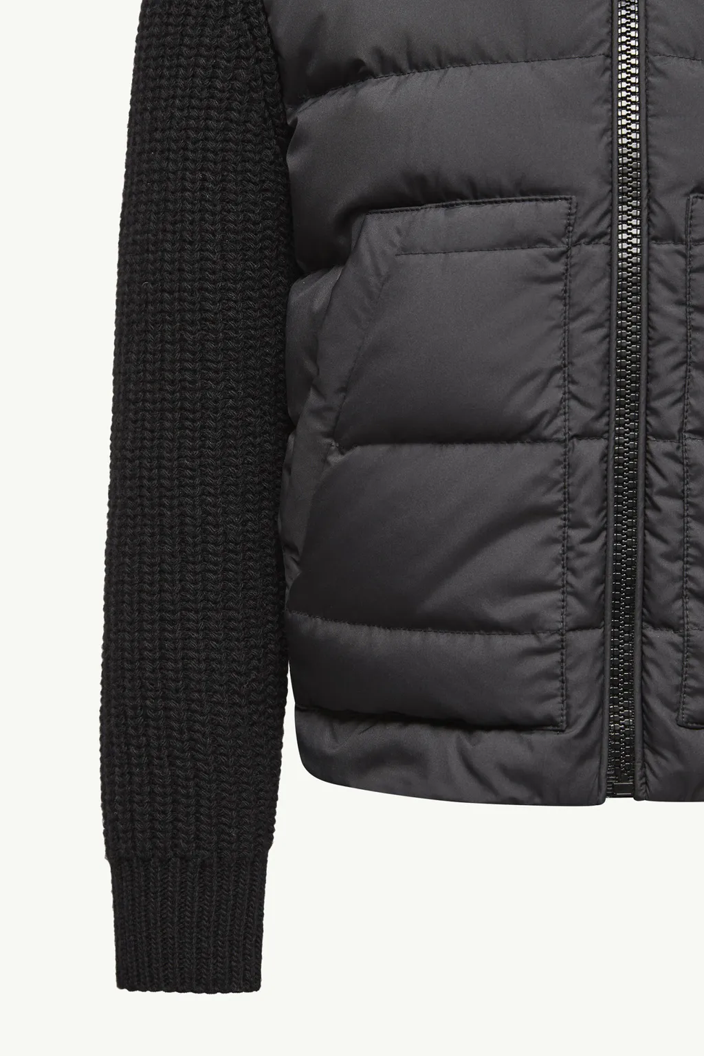 Moncler Enfant Logo Patch Panelled Jacket