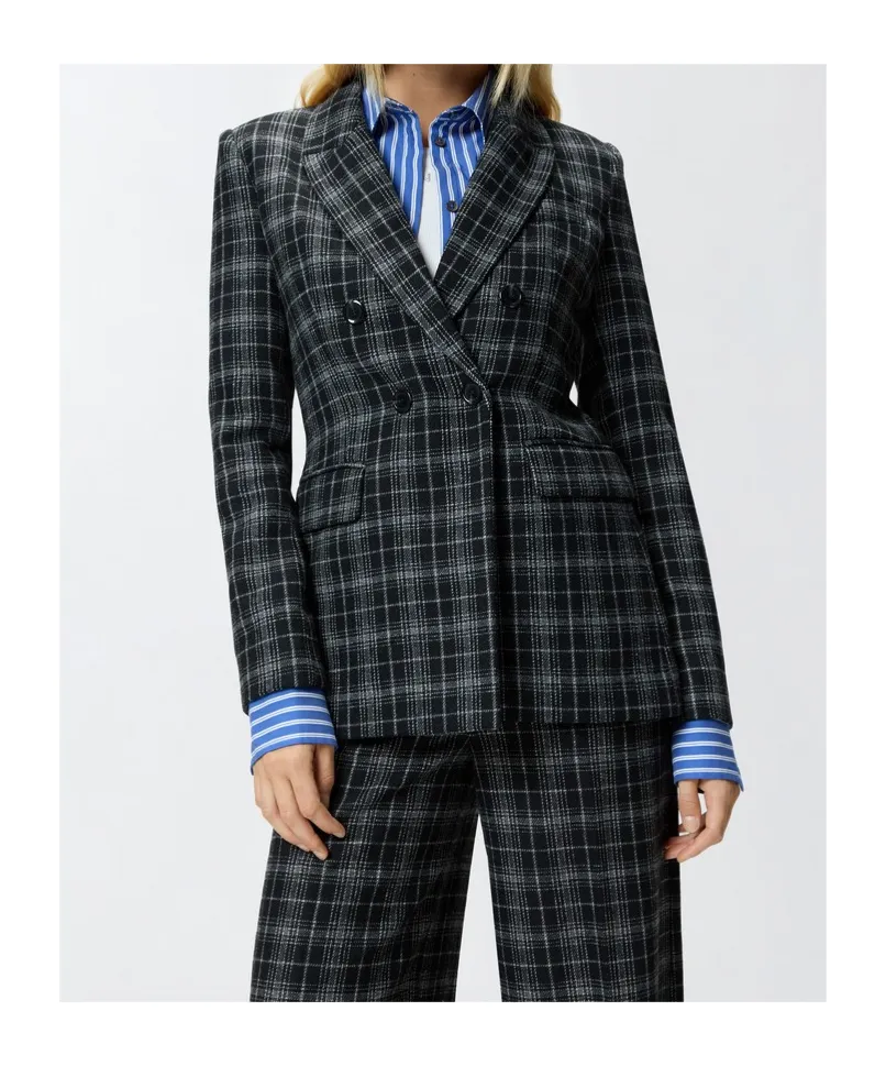 Plaid Suit Jacket