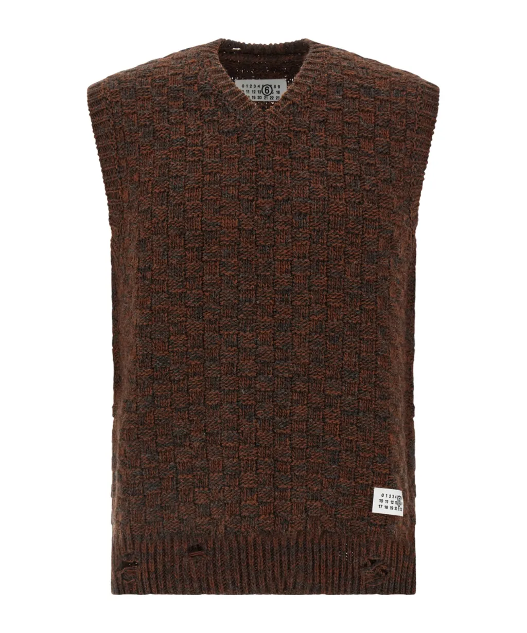 Mm6 Maison Margiela Ribbed Vest