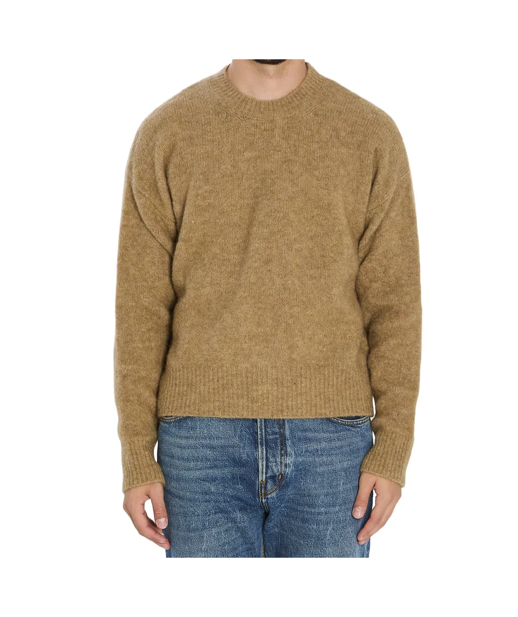 Ami Paris Logo Embroidered Crewneck Jumper