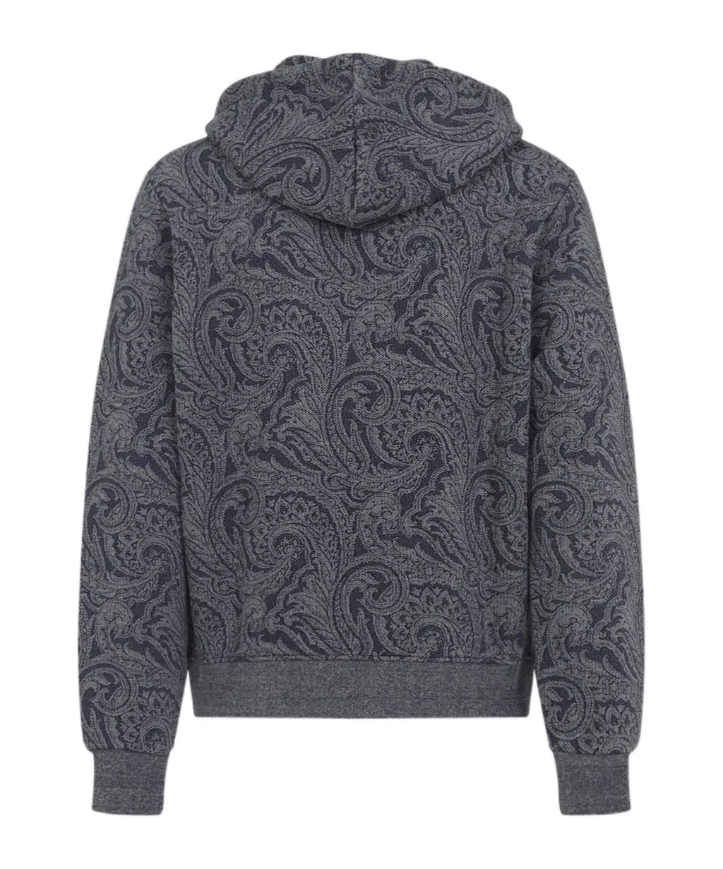 Paisley Zip-Up Hoodie