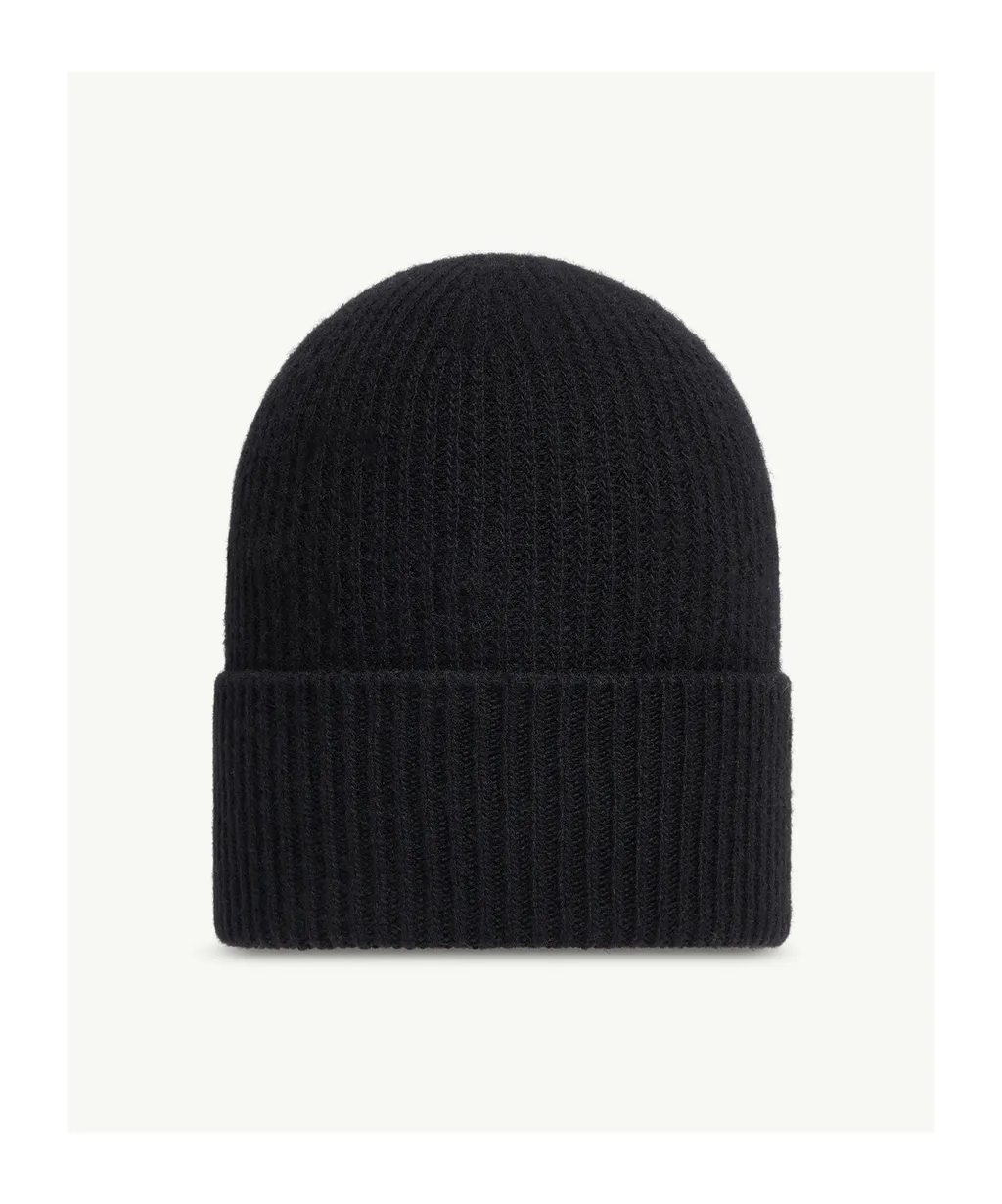Moncler Logo Patch Knitted Beanie