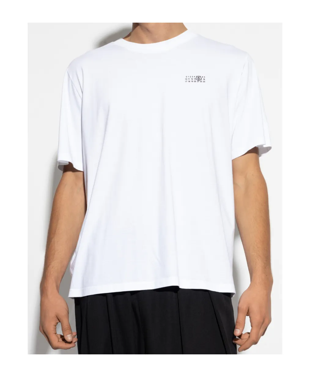 Number-Print Cotton T-Shirt