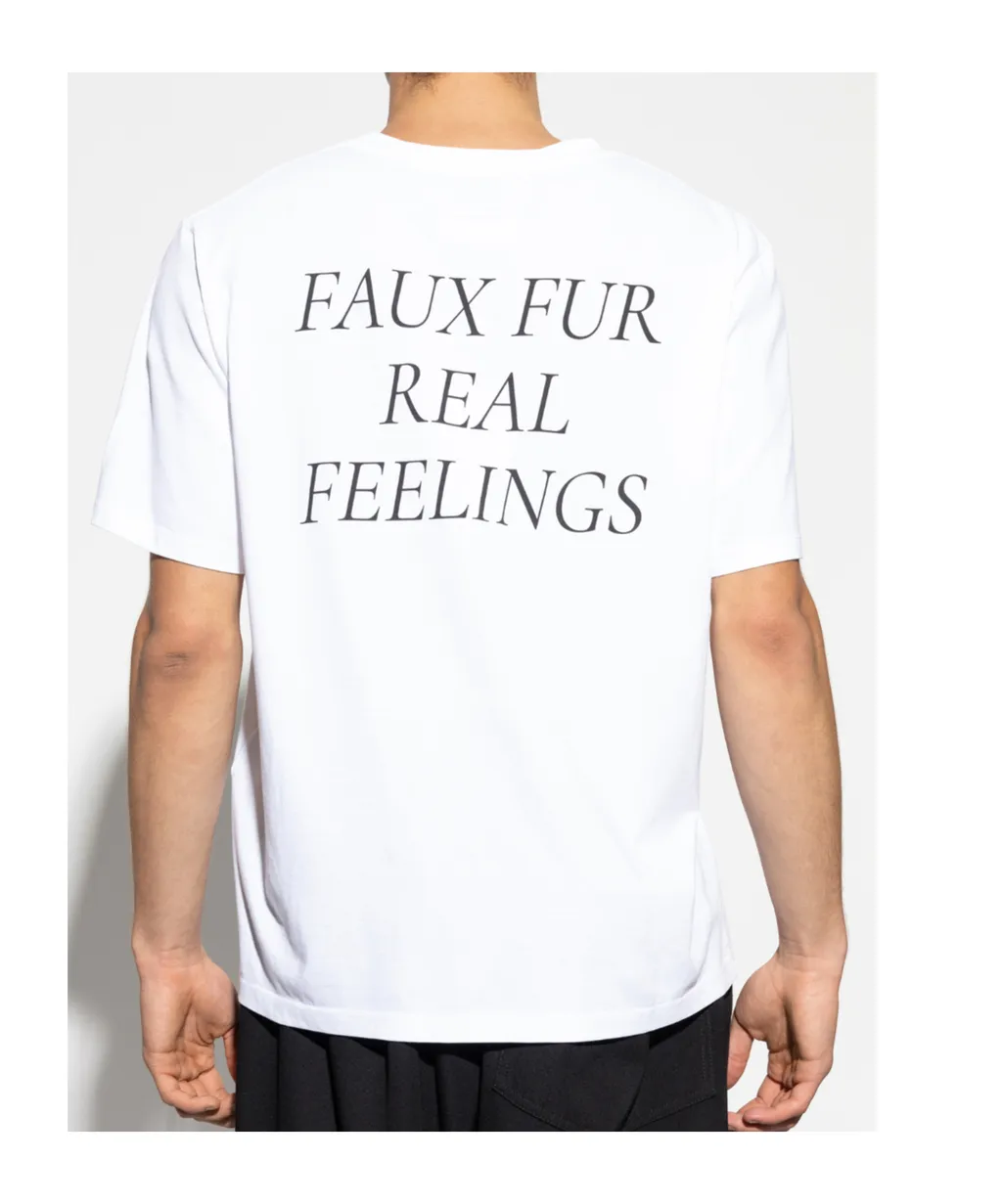 Number-Print Cotton T-Shirt