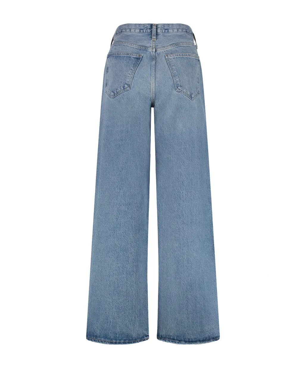 Agolde Low Slung Puddle Straight-Leg Jeans
