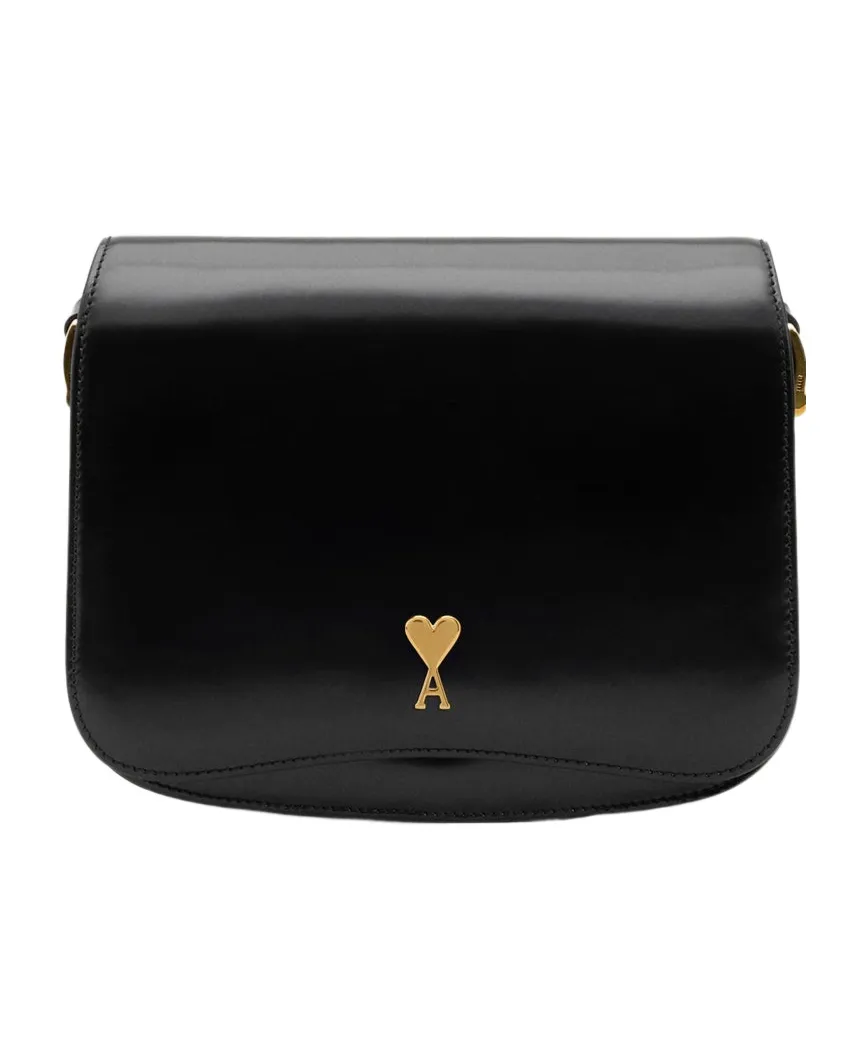 Ami Paris Ami Alexandre Mattiussi Logo Plaque Shoulder Bag