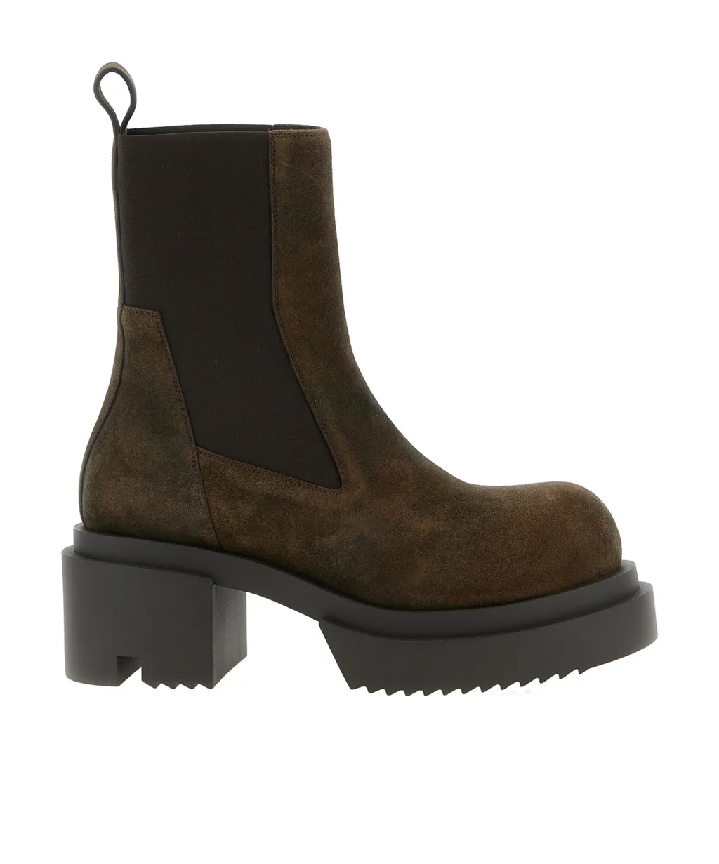 60Mm Leather Ankle Boots
