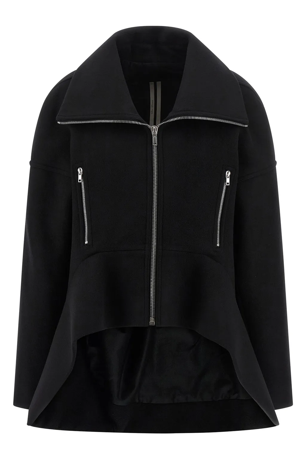 Rick Owens High-Neck Zip-Up Jacket