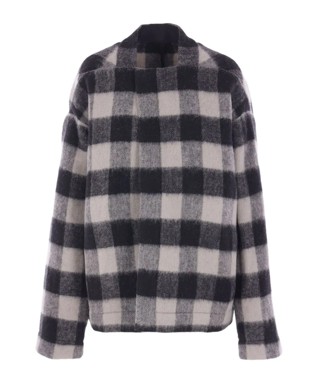 Checked Wool Jacket
