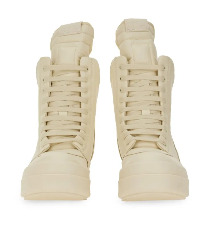 Rick Owens Megageobasket Lace-Up Boots