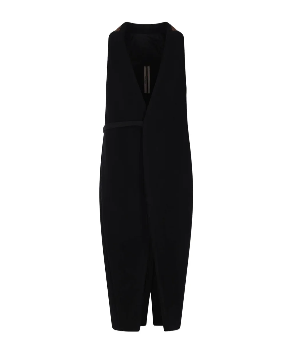 Rick Owens Sleeveless Long Coat