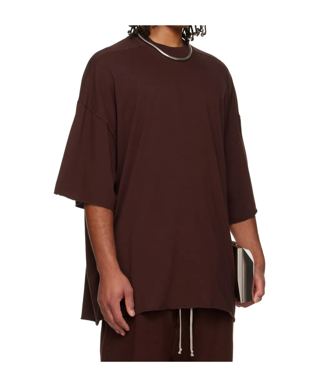Raw-Cut Ribbon-Detail T-Shirt