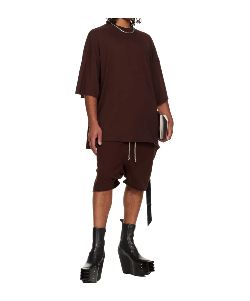 Raw-Cut Ribbon-Detail T-Shirt