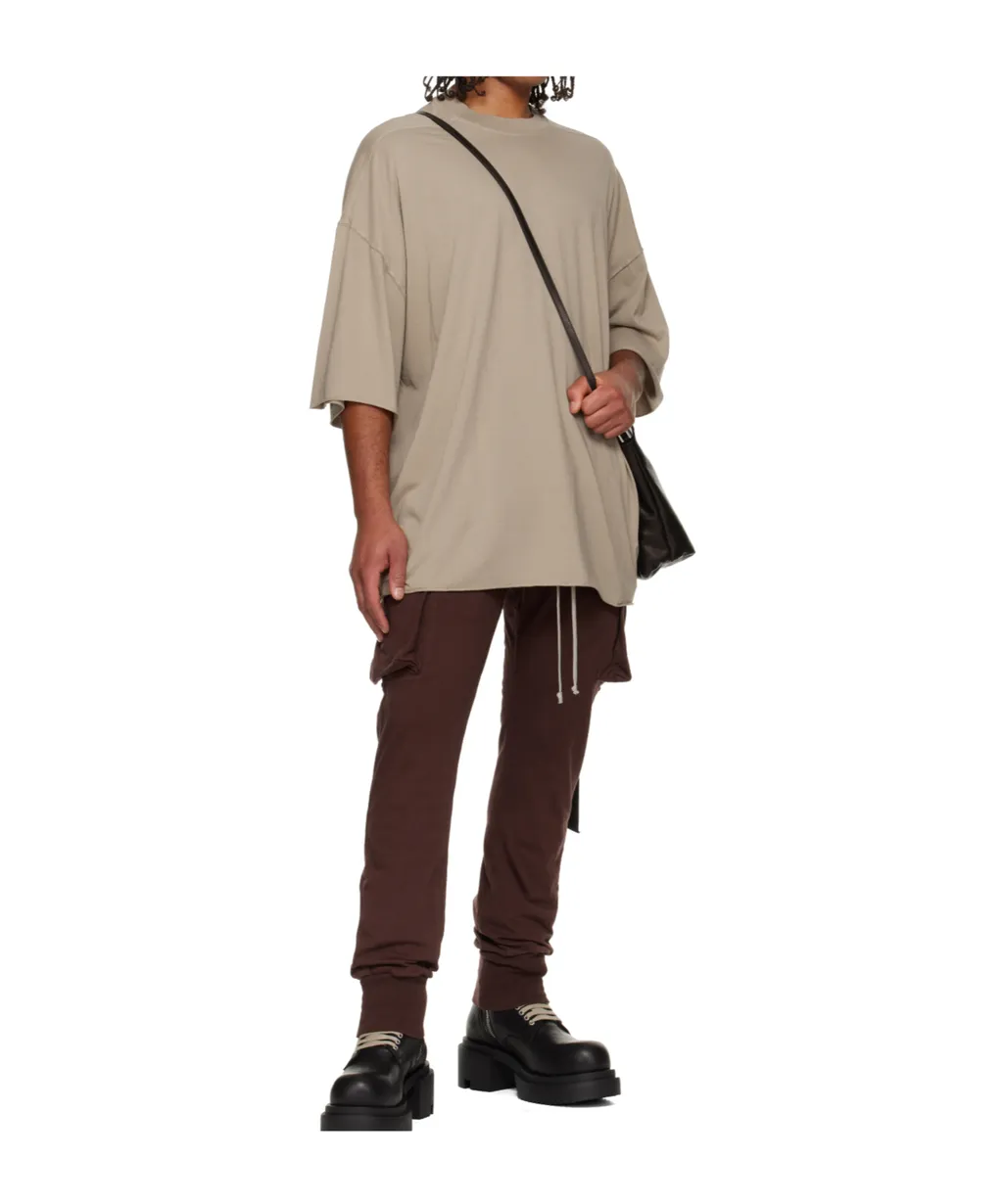Dropped-Hem Drawstring T-Shirt