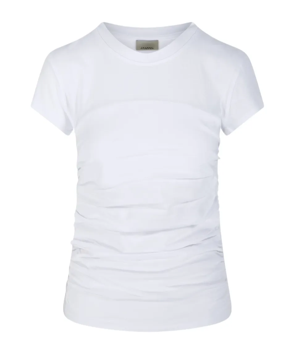 Isabel Marant Maelie Ruched Detailed T-Shirt