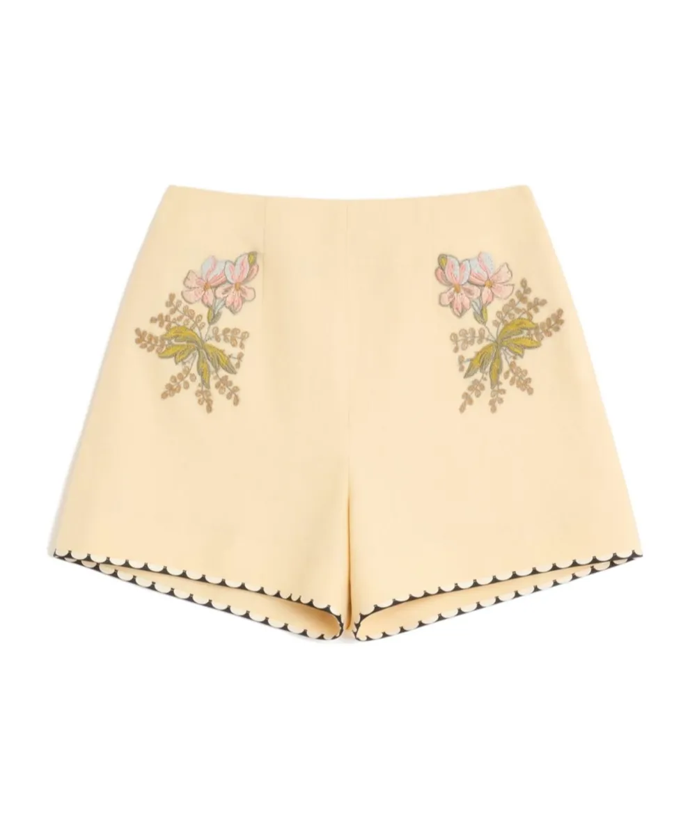 Embroidered Shorts